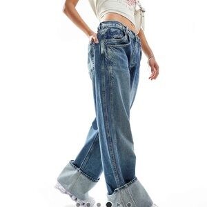 FP Movement by Free People Relaxed Blue Boyfriend Jeans